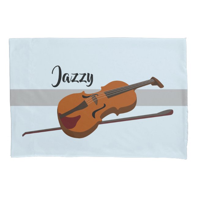 Violinenentwurfs-Kissenkasten Kissenbezug (Vorderseite)
