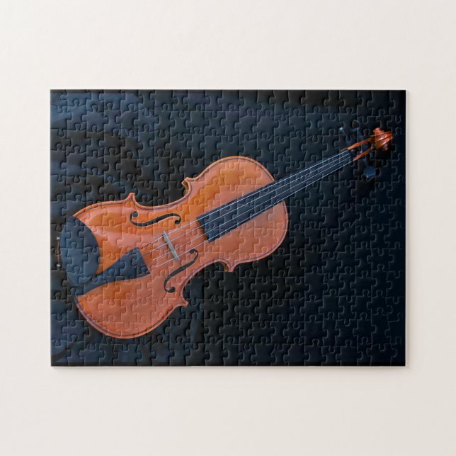 Violinfoto Nahaufnahme Puzzle (Horizontal)