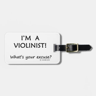 Violinist Entschuldigung Gepäckanhänger