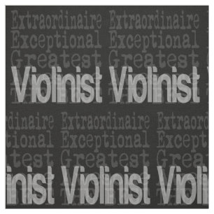 Violinist Extraordinaire Fabric Stoff