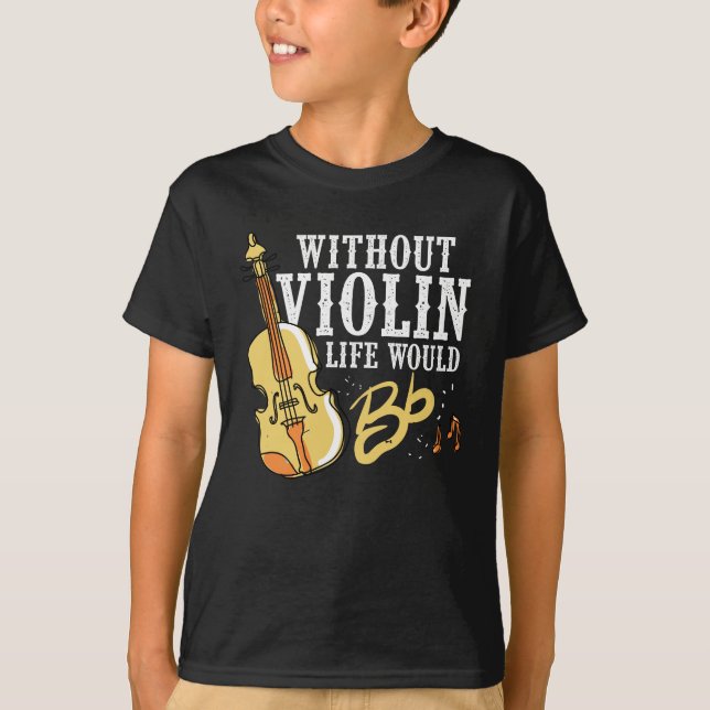 Violinist-Geschenk-Idee für T-Shirt (Vorderseite)