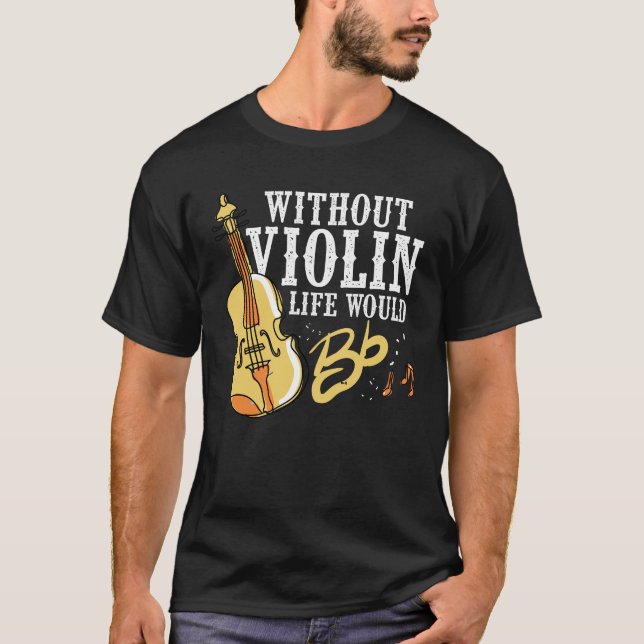 Violinist-Geschenk-Idee für T-Shirt (Vorderseite)