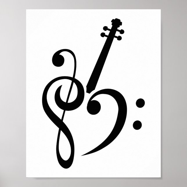 Violinist Gift, Violine Lover - Violine Poster (Vorne)