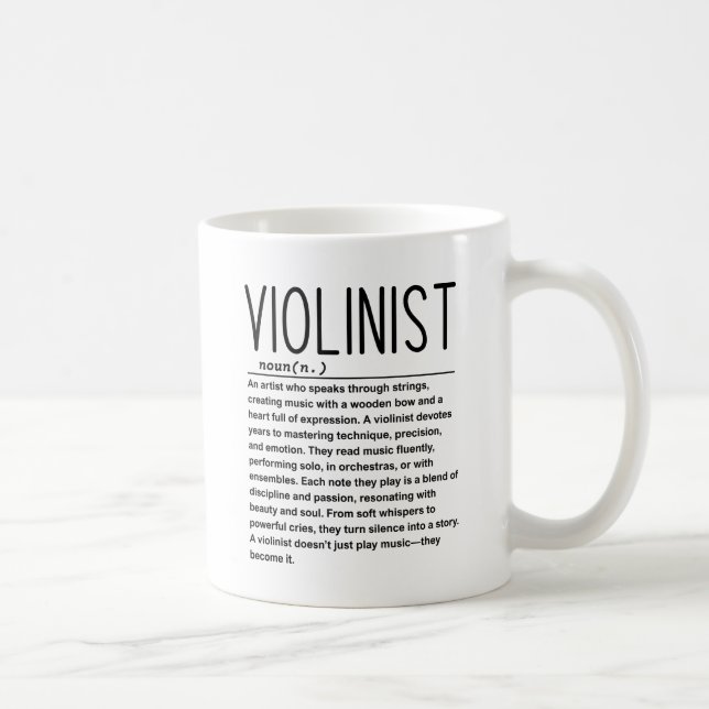 Violinist Kaffeetasse (Rechts)