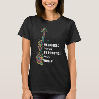 Violinist Musician Violin Player Ideen T-Shirt