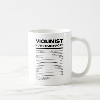 Violinist Nutrition Fakten Kaffee Tasse