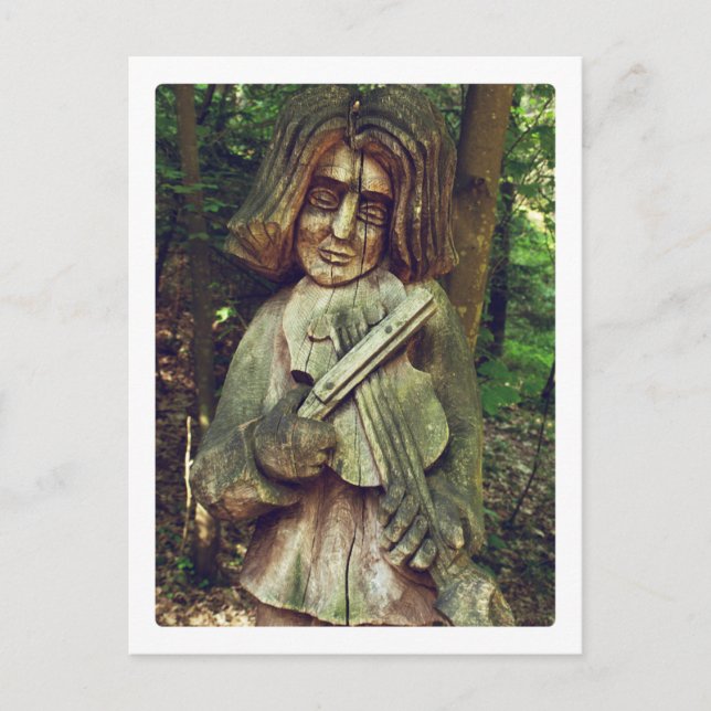 Violinist Postkarte (Vorderseite)