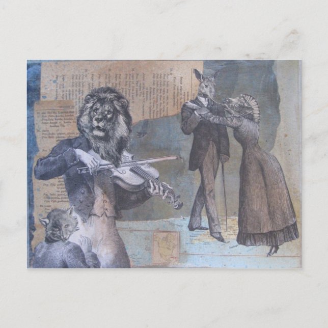 Violinist Postkarte (Vorderseite)