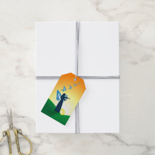Violinist und Butterfly Geschenkanhänger