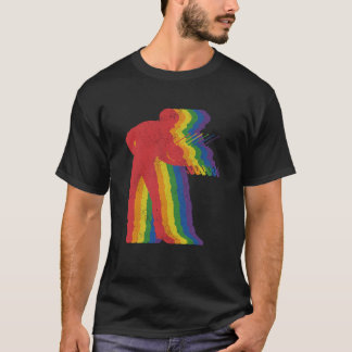 Violinist Violine Gay Pride LGBTQ Supporter Rainbo T-Shirt