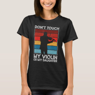 Violinist Violinist Classic Music Vater Vater T-Shirt