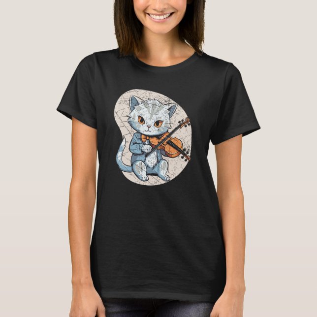 Violinist-Violinist-Instrument für Viola T-Shirt (Vorderseite)