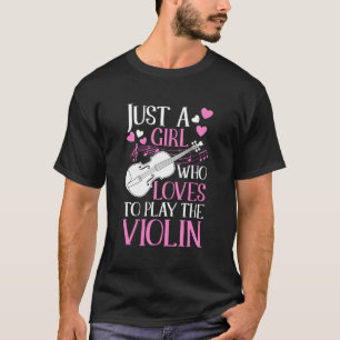 Violinist wie ein normales Mädchen gerade Cooler V T-Shirt