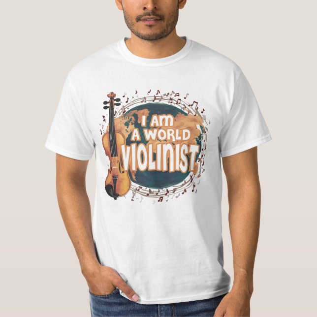 violinist world T-Shirt (Vorderseite)