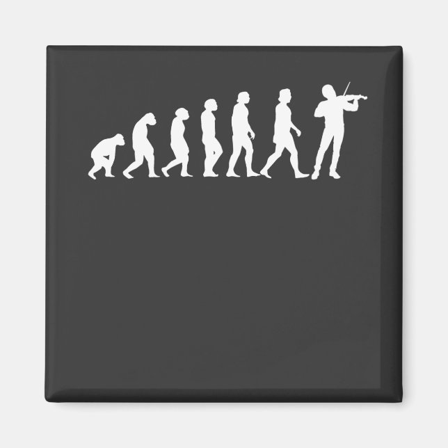 Violinistische Evolution Magnet (Vorne)