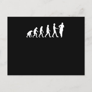 Violinistische Evolution Postkarte