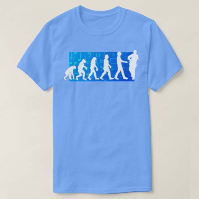 Violinistische Evolution T-Shirt (Design vorne)