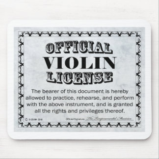 Violinlizenz Mousepad