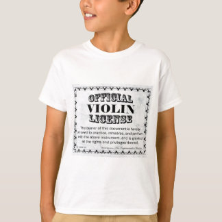 Violinlizenz T-Shirt