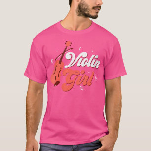 Violinmädchen wie ein normales Mädchen gerade Cool T-Shirt