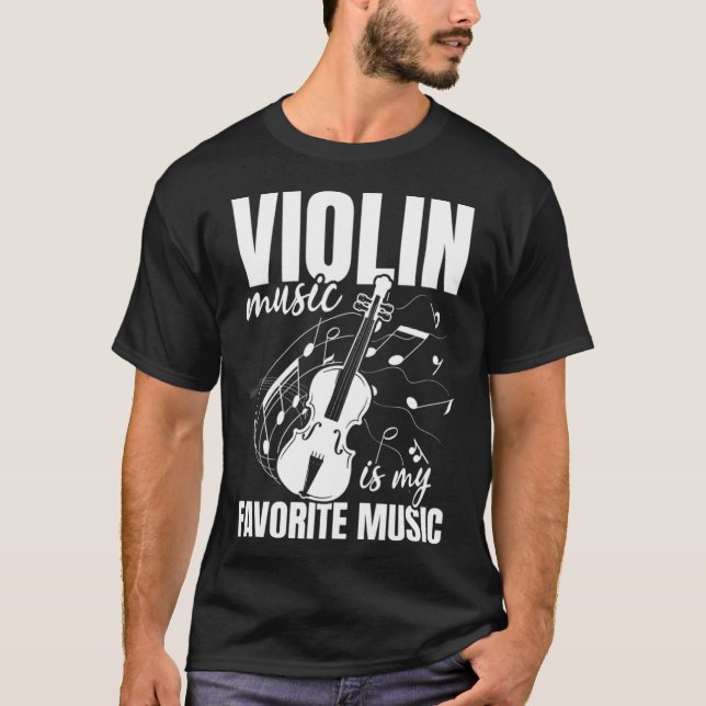 Violinmusik ist mein Lieblingsmusik-Violinspiel T-Shirt (Vorderseite)