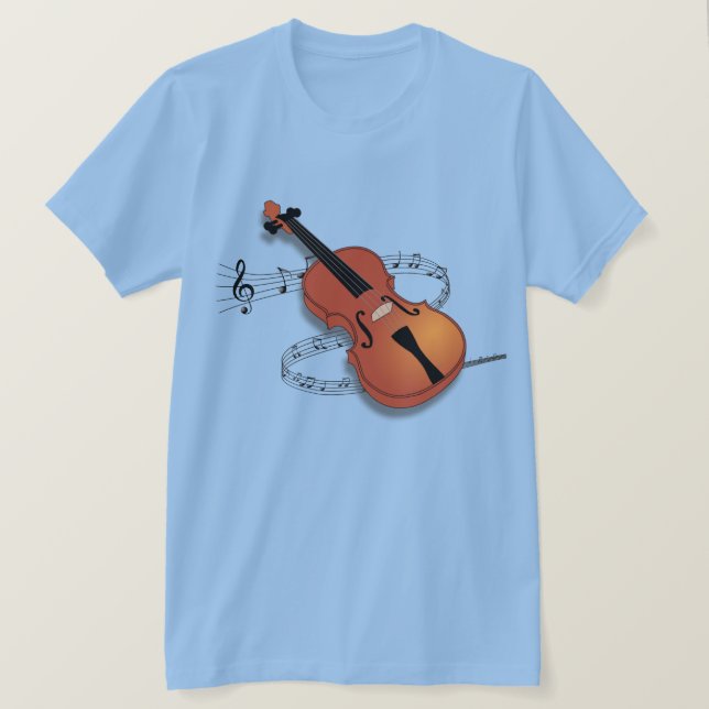 Violinmusik T-Shirt (Design vorne)
