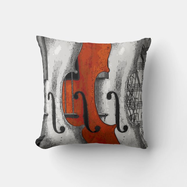 Violins American MoJo Pillow Kissen (Vorderseite)