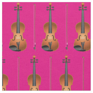Violins Music Musician Room Decke Rosa Stoff