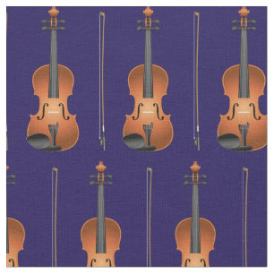 Violins Music Musician Saal Dekoration Blau Stoff