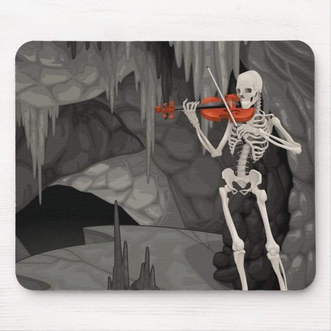 Violinskelett Mousepad (Vorne)