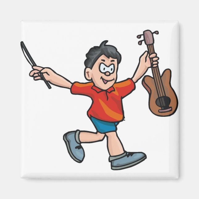 Violinspieler Magnet (Vorne)