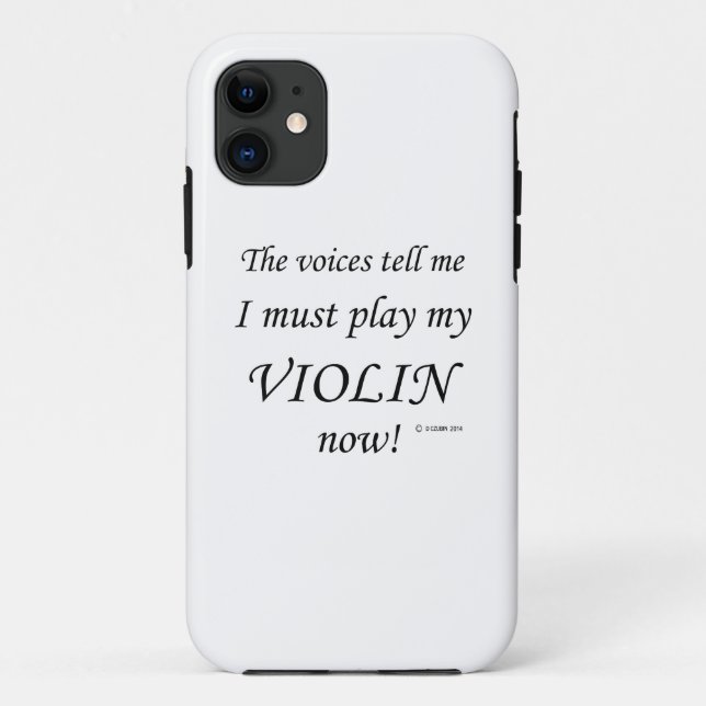 Violinstimmen sagen, müssen spielen Case-Mate iPhone hülle (Rückseite)