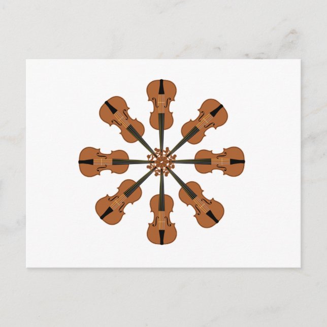 Violinzirkel Postkarte (Vorderseite)