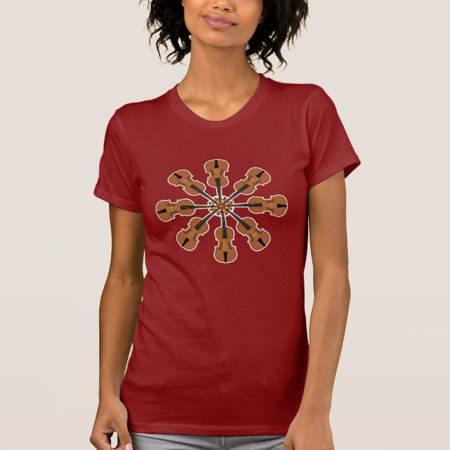 Violinzirkel T-Shirt (Vorderseite)