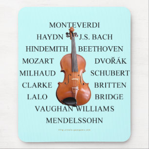 Violist-Komponisten Mousepad