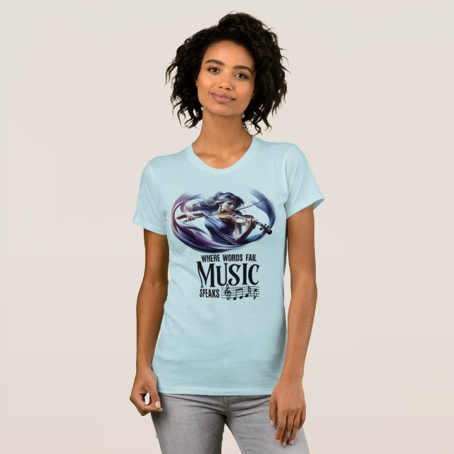 Violon T - Shirt Violine (Vorne ganz)