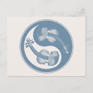 Violyin-Yang Postkarte