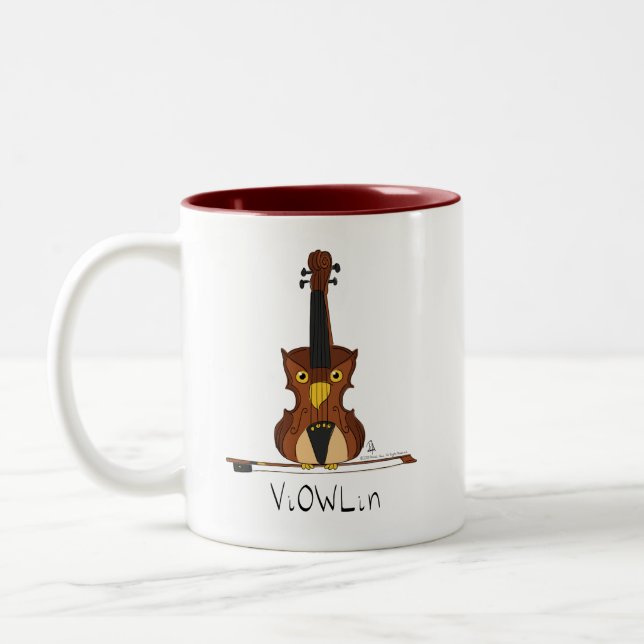 ViOWLin Violin Kuschelmusik Tasse (Links)