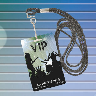 VIP All Access Konzertausweis Ausweis