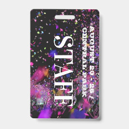 VIP All Access Mitarbeiter Concert Club Party  Ausweis