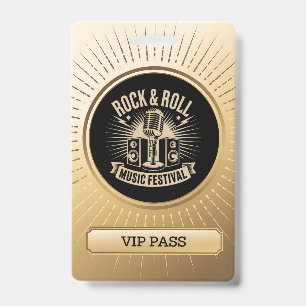 VIP-All-Access-Pass Event-ID-Ausweis Ausweis