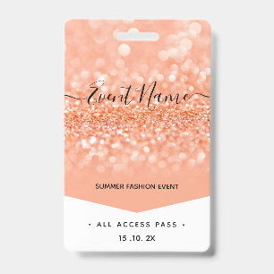 VIP-All-Access-Pass für Mode-Event Ausweis