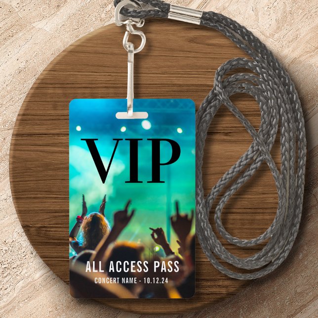 VIP All Access Pass Konzertveranstaltung Ausweis (Von Creator hochgeladen)