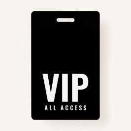 VIP All Access QR Code Event Foto ID Ausweis