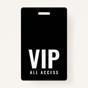 VIP All Access QR Code Event Foto ID Ausweis
