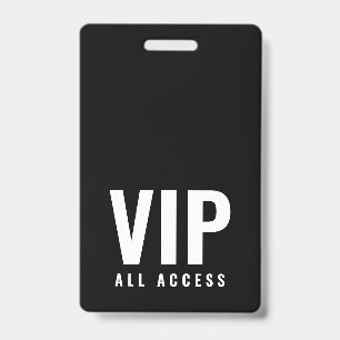 VIP All Access QR-Code Event Photo ID Ausweis