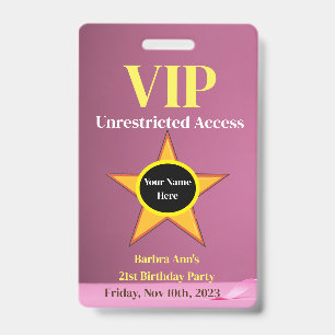 VIP AUSWEIS