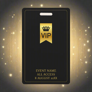 VIP Background Musik auf die Bühne Ausweis