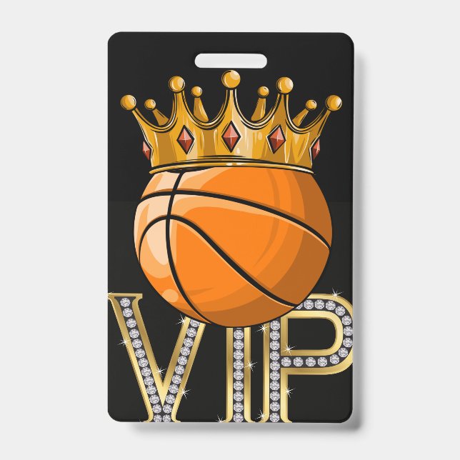 VIP Basketball-ABZEICHEN Ausweis (Front)