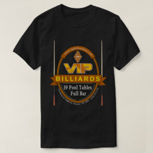 Vip-Billard-Retro Blick T-Shirt
